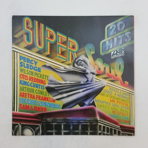 SUPER SOUL ATL40559 (U) GEMA LP Vinyl VG++ Cover VG+nr++ GF 1974 VARIOUS ARTISTS