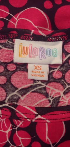 LuLaRoe XS CLASSIC T Shirt Minnie Mouse Red and Black Polka Dots Hard to Find - Bild 4 von 4