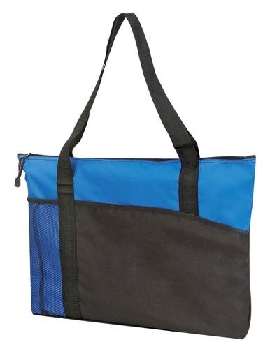 6 Pack All Purpose Zipper Travel Tote Gym Work School Carry-All Overnight Bag - Picture 2 of 4