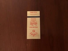 VINTAGE Sun Shine Restaurant Kenosha Wisc. Matchbook Cover Gold