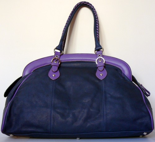 BORSA MAXI SHOPPER TOTE A MANO BAULE DONNA CITY MILANO PELLE MADE ITALY - Picture 5 of 12