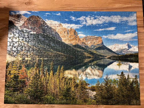 Ravensburger "Beautiful Vista" 500 Piece Puzzle "USED" - Picture 2 of 7