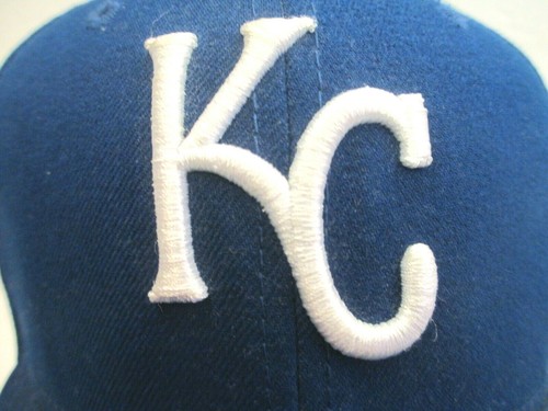 K C Royals New Era Cool Base Official On Field Curved Brim 7 1/2 Fitted MLB Cap - Bild 2 von 12