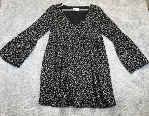 Denim & Supply Ralph Lauren w\Women Medium Black White Floral Mini Grunge Skater - Bild 4 von 10