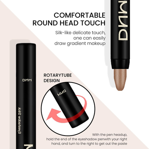 2Pcs Cream Eyeshadow Sticks Set for Eyes Waterproof, Champagne Shimmer Matte Eye - 第 4/7 張圖片