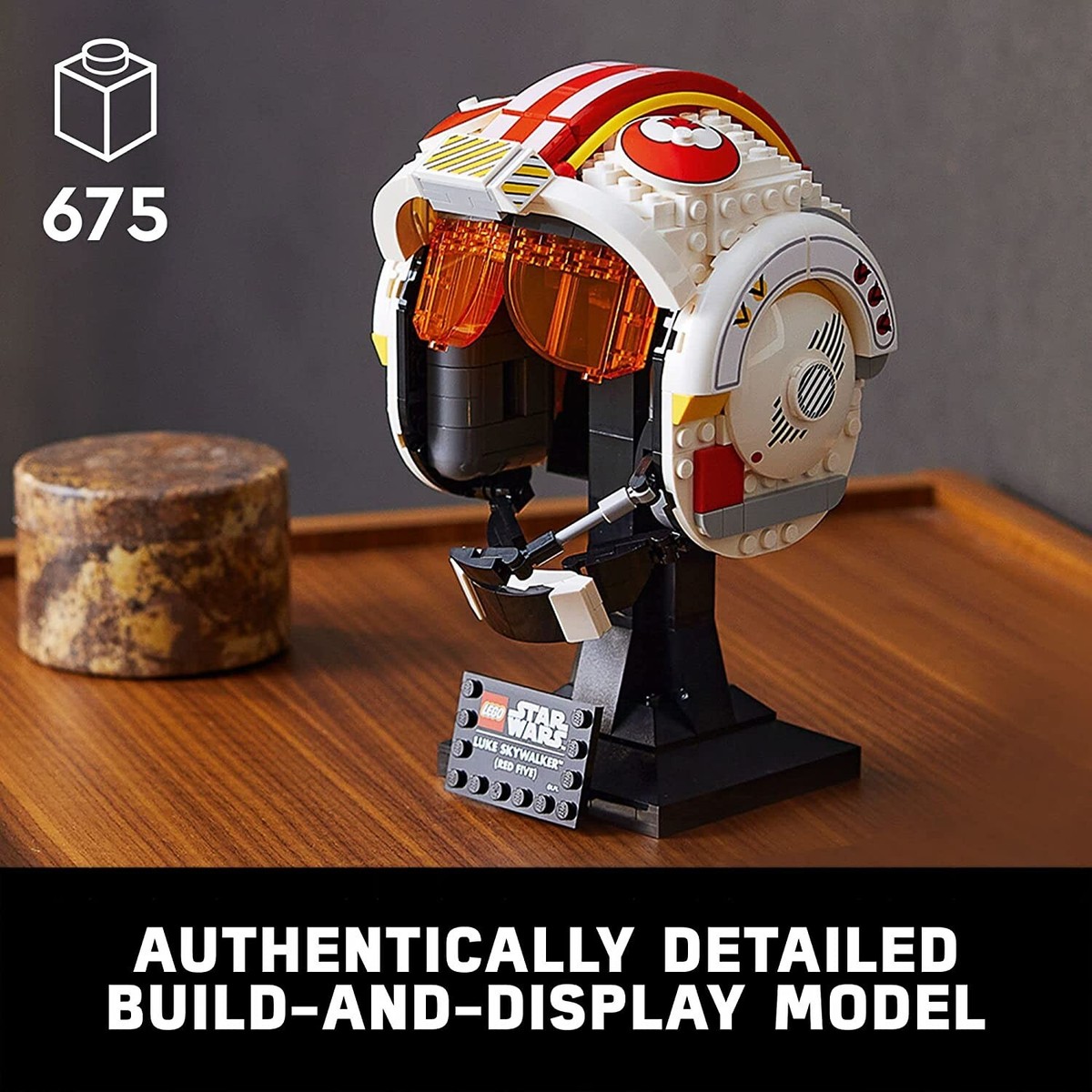 NEW! LEGO Star Wars Luke Skywalker (Red Five) Helmet 75327