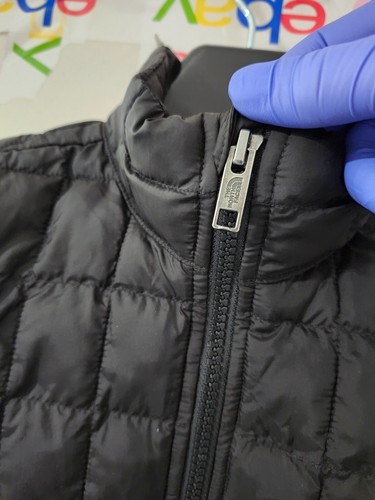 North Face Jacket Boys S Thermal Insulation Puffer Quilted Zip High Neck Outdoor - Picture 6 of 16