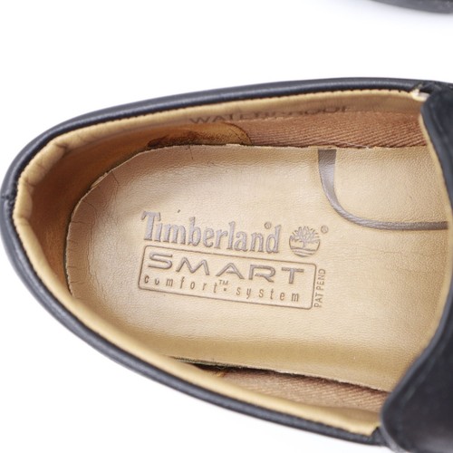 Timberland Waterproof Leather Loafers Women 6 Black Office Wear Career Polished - Picture 4 of 12