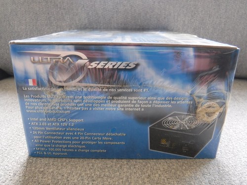Ultra V Series 500 Watts ATX Power Supply ULT-31841 NEW SEALED Desktop Computer - Picture 7 of 9