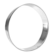 Circle 5'' Biscuit Round Cookie Cutter Metal - Made in the USA