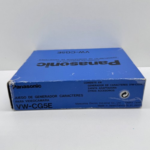 Panasonic VW-CG5E Character Generator VHS Video Camera Recorder Editing - Picture 7 of 15