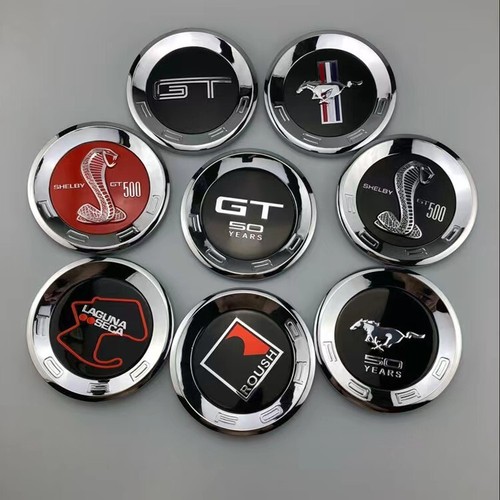 NEW FOR GT ROUSH DECAL CHROME TRUNK DECK LID EMBLEM BADGE FIT 5.9"/15cm - Picture 1 of 17