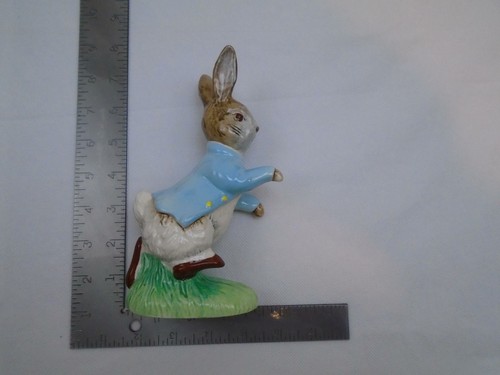 ROYAL ALBERT BEATRIX PETER RABBIT 1994 BP6b 6" LARGE FIGURINE FREE SHIPPING FX - Picture 8 of 8