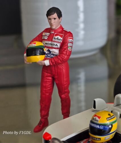 Figura F1 Driver Opcion Ayrton Senna Escala 1/18