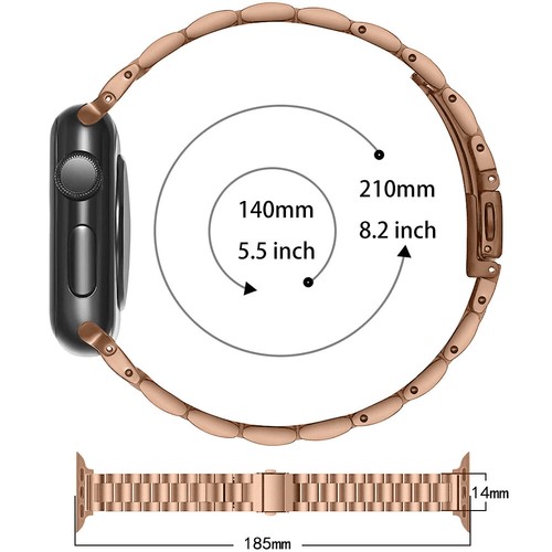 Stainless Steel Watch Band For Apple iWatch Series 9 8 7 6 5 4 3 SE Ultra 2 - Picture 10 of 25
