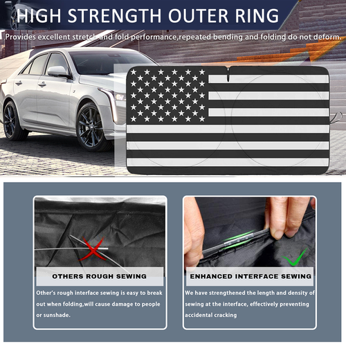 Parabrisas delantero bloque UV para Mercedes Benz bandera de Estados Unidos coche SUV - Imagen 6 de 12