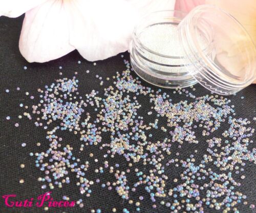 "Pixie"" olla de caviar 3D arte en uñas de lujo AB diamantes de imitación gemas puntiagudas paquete de brillo - Imagen 3 de 10