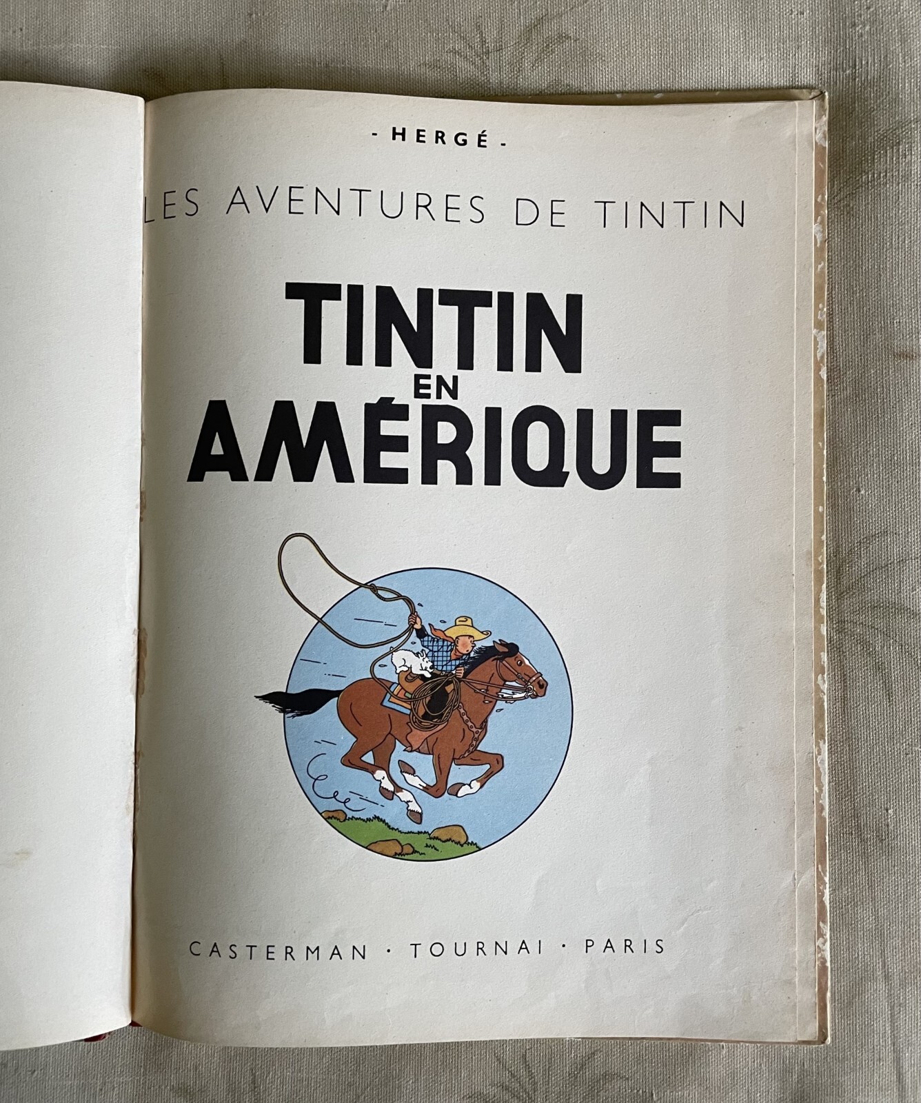 Tintin - Casterman - La Fusée (découpage à assembler)