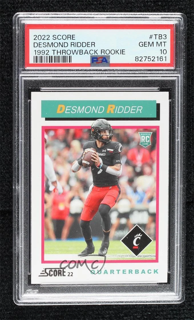 Desmond Ridder Panini Score 1992 Throwback Rookie #TB3 Base
