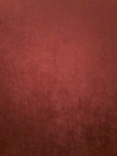Sessel mit Hocker Microfaser Rot NEUWERTIG - Bild 4 von 4