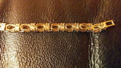 VINTAGE CUBIC ZIRCONIA LADIES FASHION NECKLACE - Picture 8 of 9