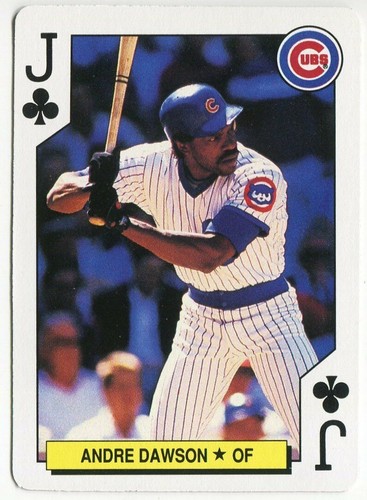 1991 U.S. Playing Cards - Andre Dawson Chicago Cubs - Picture 1 of 2