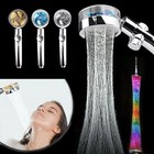 Shower Head Water Saving Flow 360° Rotating with Small Fan High Pressure Spray