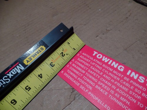 PLACA CALCOMANÍA INSTRUCCIONES DE REMOLQUE GRANDES MORGEN PRODUCTS 310-625, 310625, - Imagen 3 de 10
