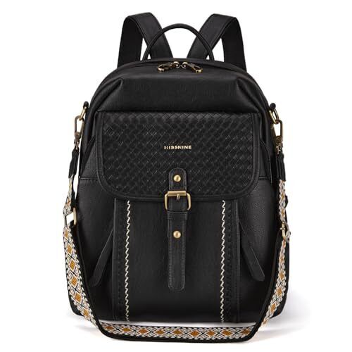 Leather Backpack Purse for Women, Anti-theft Backpack, Convertible Shoulder Bag - Picture 2 of 16