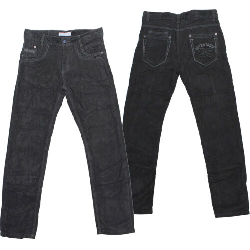Boys Thermal Trousers Kids Corduroy Pants Cord Trousers Kids Pants Fleece Winter Pants - Picture 4 of 5