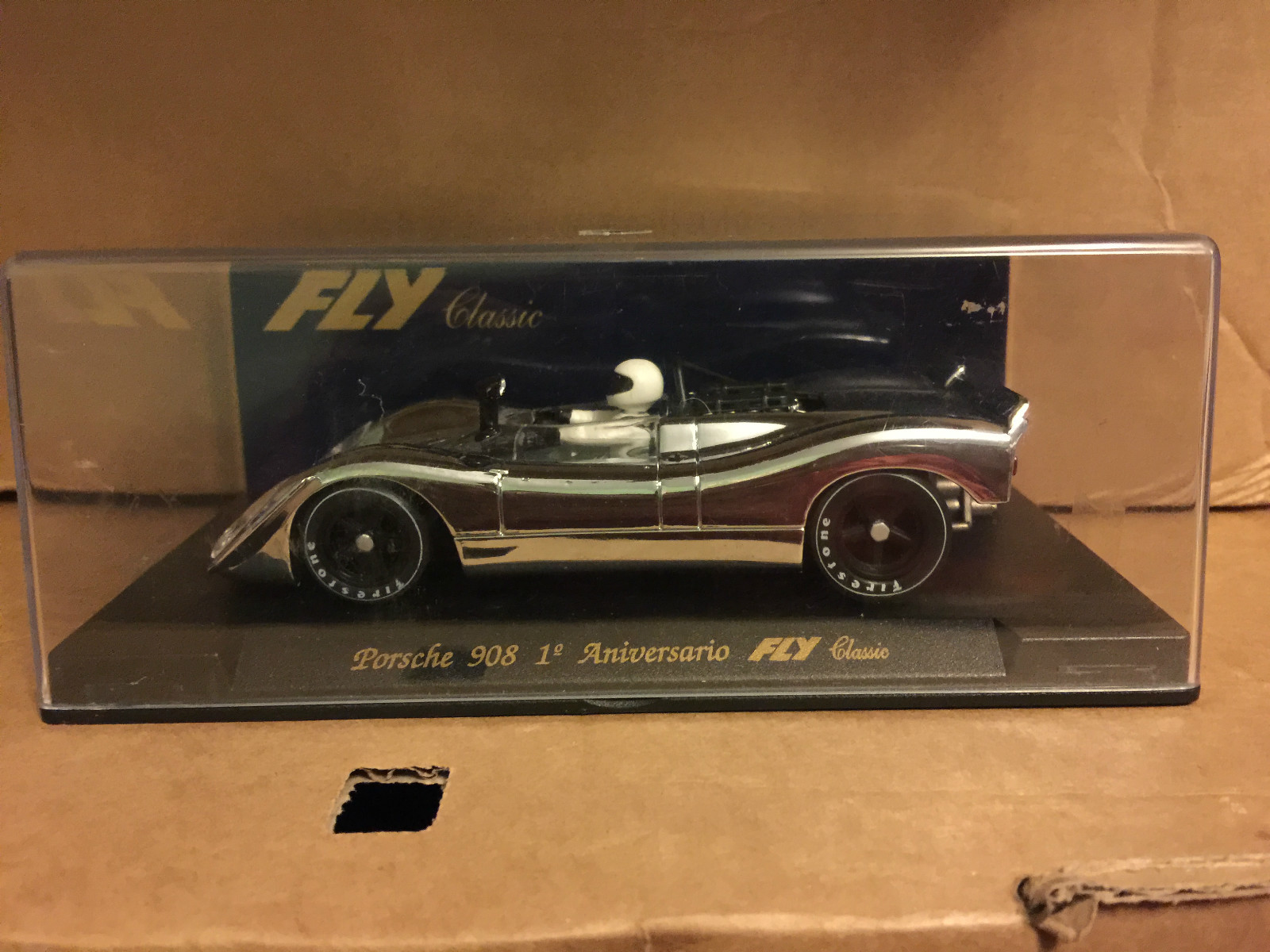 FLYCAR PORSCHE 908 CHROME 1ST ANNIVERSARY FLY CLASSIC S12 1 32 FLYCAR PORSCHE 908 CHROME 1ST ANNIVERSARY FLY CLASSIC S12 1 32
