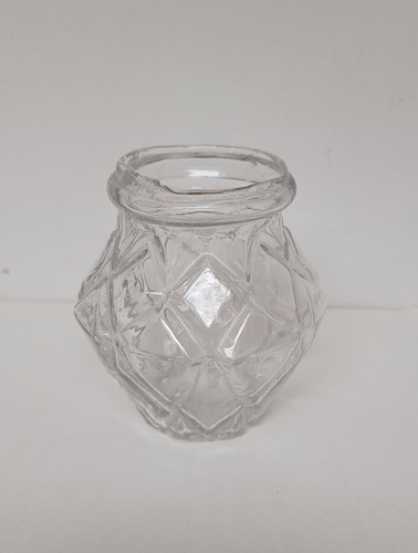 Antique Harlequin Pressed Clear Glass Fairy Light Night, Victorian 1800s - Picture 4 of 7