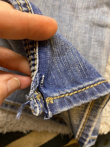 TK Axel Jeans Adult 32X30 Blue Baggy Y2K Streetwear Relaxed Straignt Mens - Picture 13 of 14