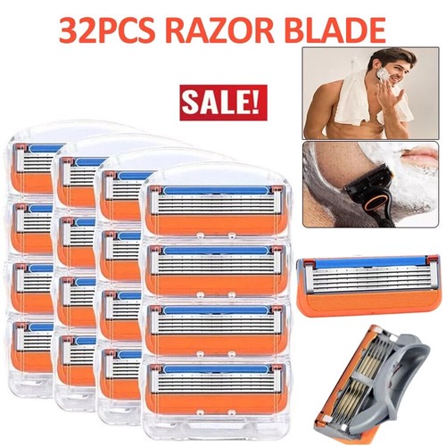 Men's Razor Blades 1 Shaver with 20 Razor Blade Refills For Gillette Proglide UK - Picture 3 of 26