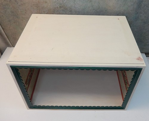 Electrified Cheetah Living Room w Fireplace Room Box Dollhouse Miniature 1:12 - Picture 11 of 21