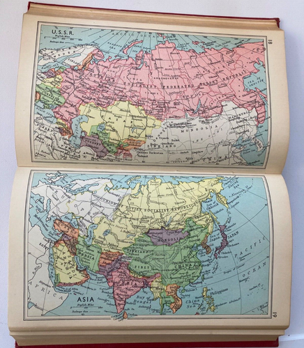 1955 1956 Pear's Cyclopaedia 64th Edition superb maps and articles L. Mary Baker - Picture 9 of 11