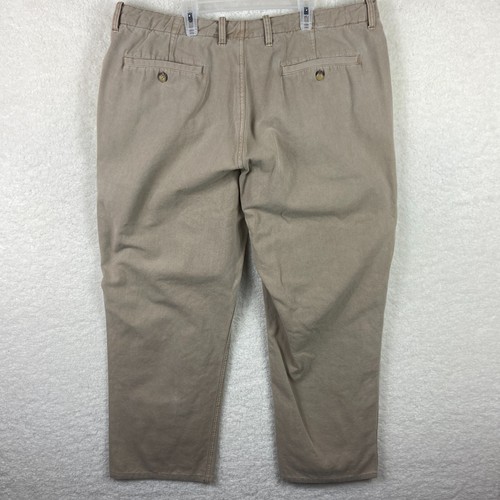 Pantalones de carbono 2 cobalto para hombre 40x30 marrón pierna recta lona bolsillo delantero plano - Imagen 8 de 10