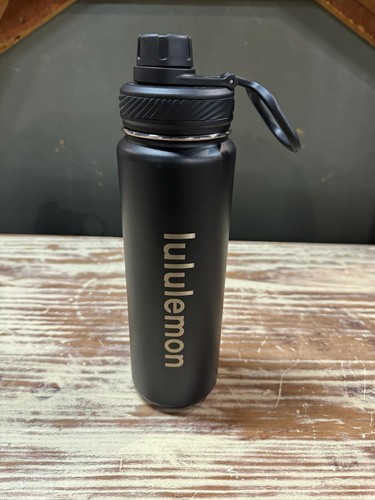 VGC: LULULEMON BACK TO LIFE SPORT BOTTLE - BLACK - 710ML - LEAKPROOF - Picture 4 of 8