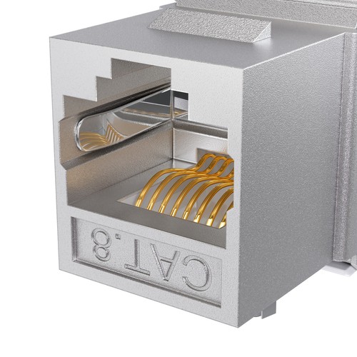 Netzwerkdose Cat8 CAT 8.1 Unterputz Datendose Anschlussdose LAN DSL Dose RJ45  - Afbeelding 14 van 142