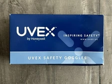 UVEX S3960C Stealth Safety Goggles w/ Clear Tint Uvextreme Anti-Fog Lens Grey Fr