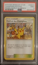 PSA 9 French Champions Festival World Championships 2019 Pokemon Promo SM231