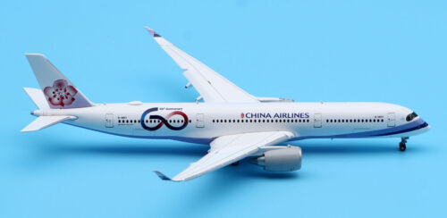 JC Wings 1:400 China Airlines A350-900XWB aereo pressofuso modello B-18917 flaps down - Foto 5 di 11