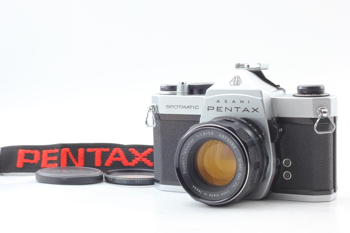 フィルムカメラ PENTAX SPOTMATIC SMC TAKUMAR55mm/f1.8 PENTAX】SP (シルバー) + SMC TAKUMAR 55mm F1.8 #1244036695327