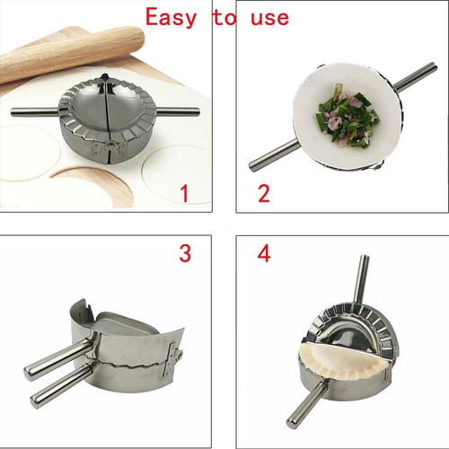 Proshopping Stainless Steel Dumpling Maker X-Large 5 Goya Empanada Press Mold - Picture 4 of 9