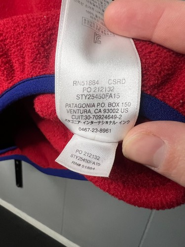 Patagonia Fleece Mens LG Synchilla Snap-T Vintage Y2K 90s Pullover Rare USA - Picture 5 of 7