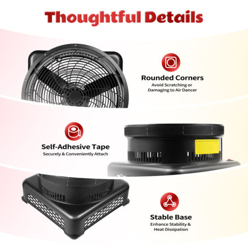 750w Air Blower Fit Waving 18" Diameter Inflatable Tube Man 2800 /3400r/min NEW - Picture 2 of 11