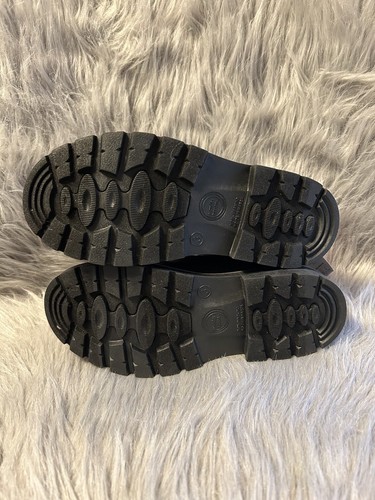 Botas Chelsea negras Wonder Nation para niño talla 3 zapatos sin cordones con cremallera lateral - Imagen 8 de 8