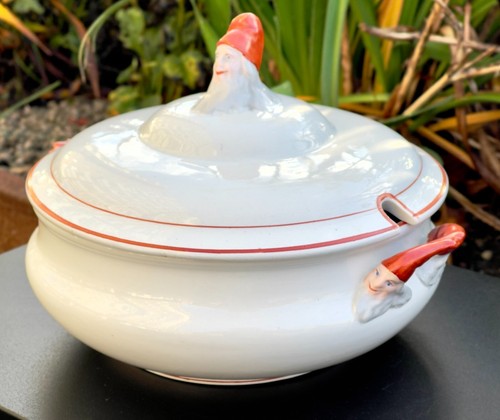 Rörstrand Christmas Service Porridge Bowl Santa Claus Manor Christmas Decor - Picture 3 of 8