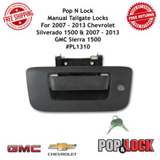 Pop N Lock Manuel Tailgate Lock For 07-13 Chevy Silverado 1500 & Gmc Sierra 1500