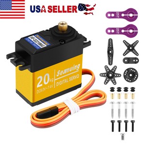 2PCS 30KG Digital Servo Full Metal Gear High Torque Waterproof 25T Arm to RC Car